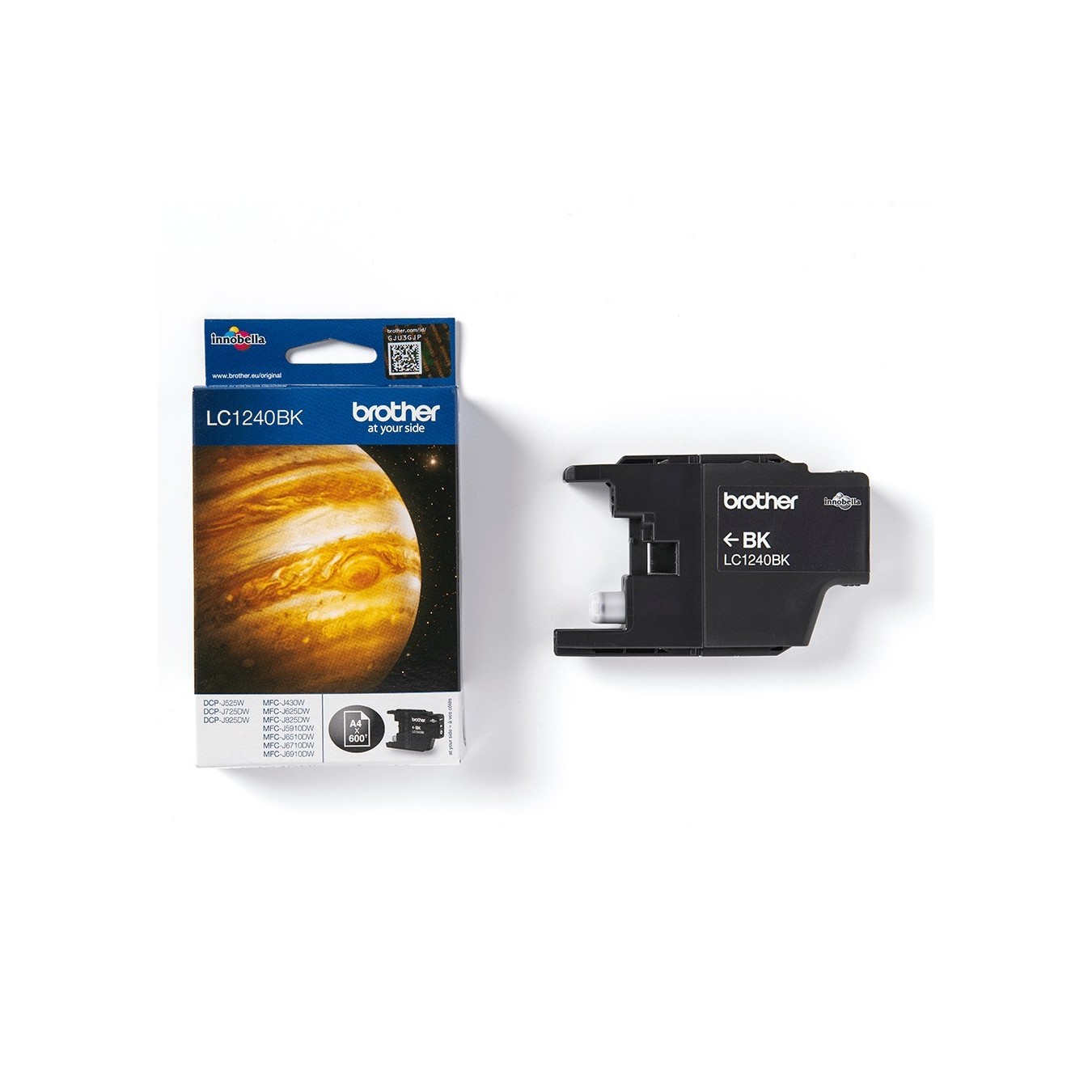 Brother Ink - LC-1240BK - Black up to 600 pages per ISO IEC 24711 — Buy in Cyprus with Fast Delivery