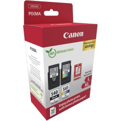 Buy Canon Ink - 5224B012 - PG-540L CL-541XL 2-pack (Black Color) incl. Photo Paper in Cyprus, Nicosia, Limassol, Larnaka, Pafos