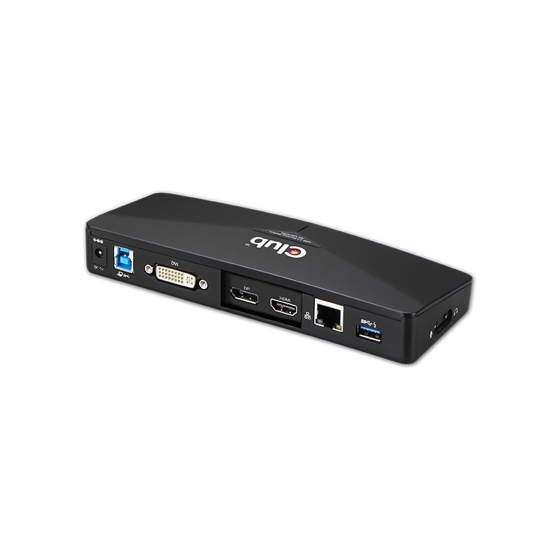 Buy Club3D 4K Dockingstation USB3 - to 3xUSB3 HDMI DP DVI Black in Cyprus, Nicosia, Limassol, Larnaka, Pafos