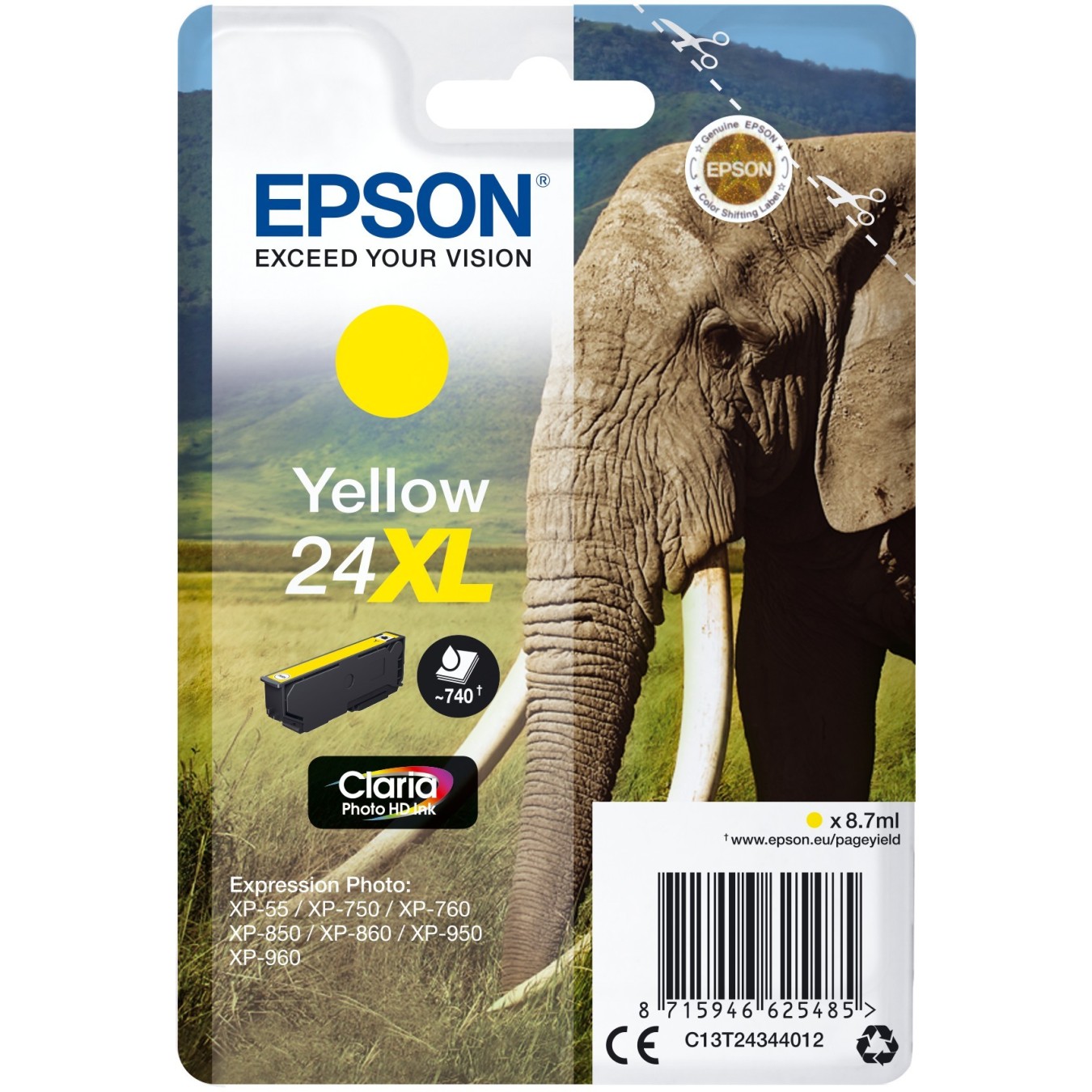 Epson - C13T24344012 - Yellow HC — Buy in Cyprus with Fast Delivery