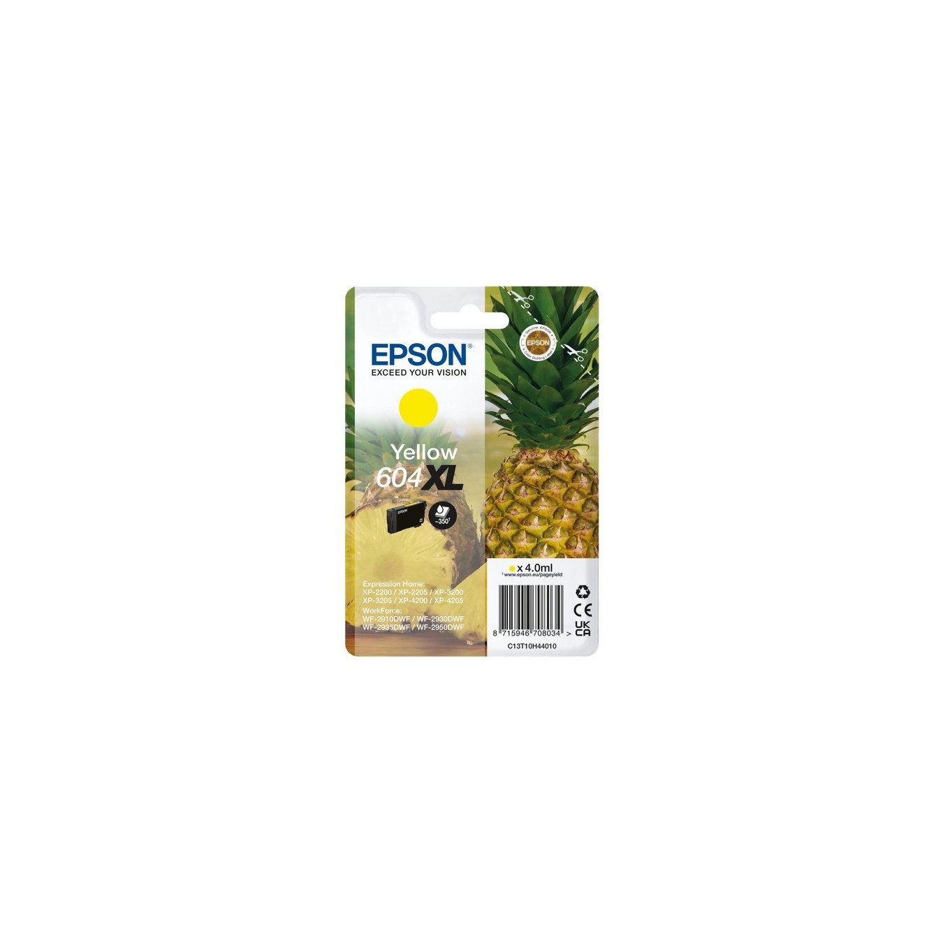 Epson Ink 604XL - C13T10H44010 - Yellow up to 350 pages — Buy in Cyprus with Fast Delivery