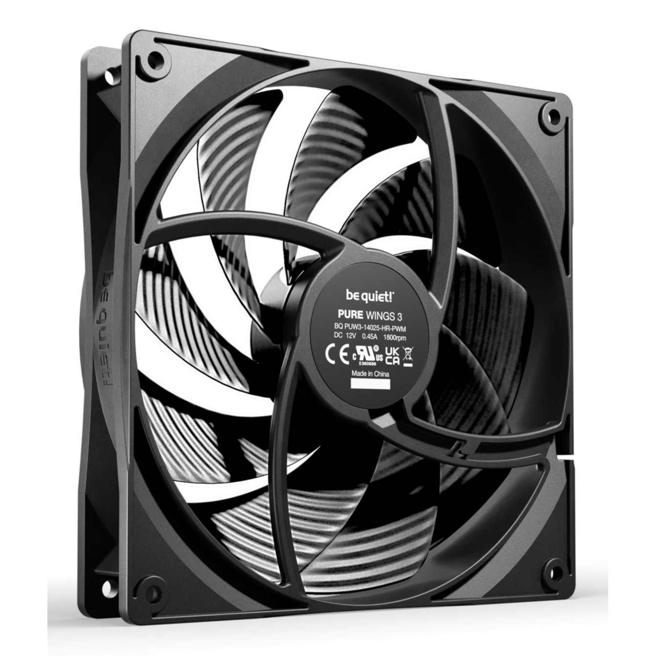 Be Quiet Pure Wings 3 PWM HS 140mm High-Speed PC Case Fan - BL138 - 3-pack — Buy in Cyprus with Fast Delivery
