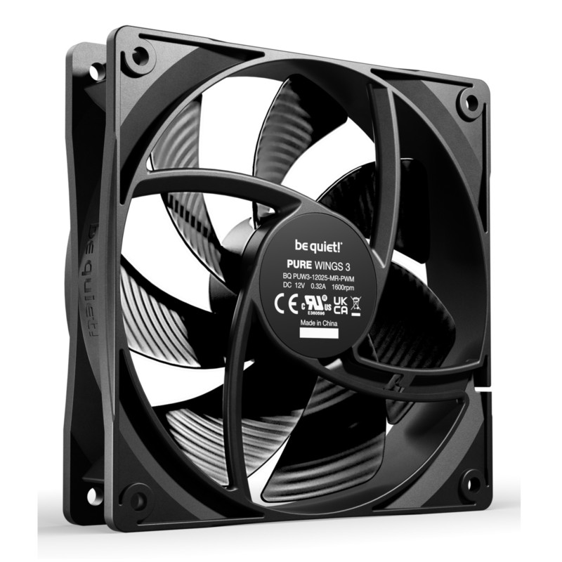 Buy PC Case Fan Be Quiet! Pure Wings 3 PWM 120mm - BL141 - 3-pack in Cyprus, Nicosia, Limassol, Larnaka, Pafos
