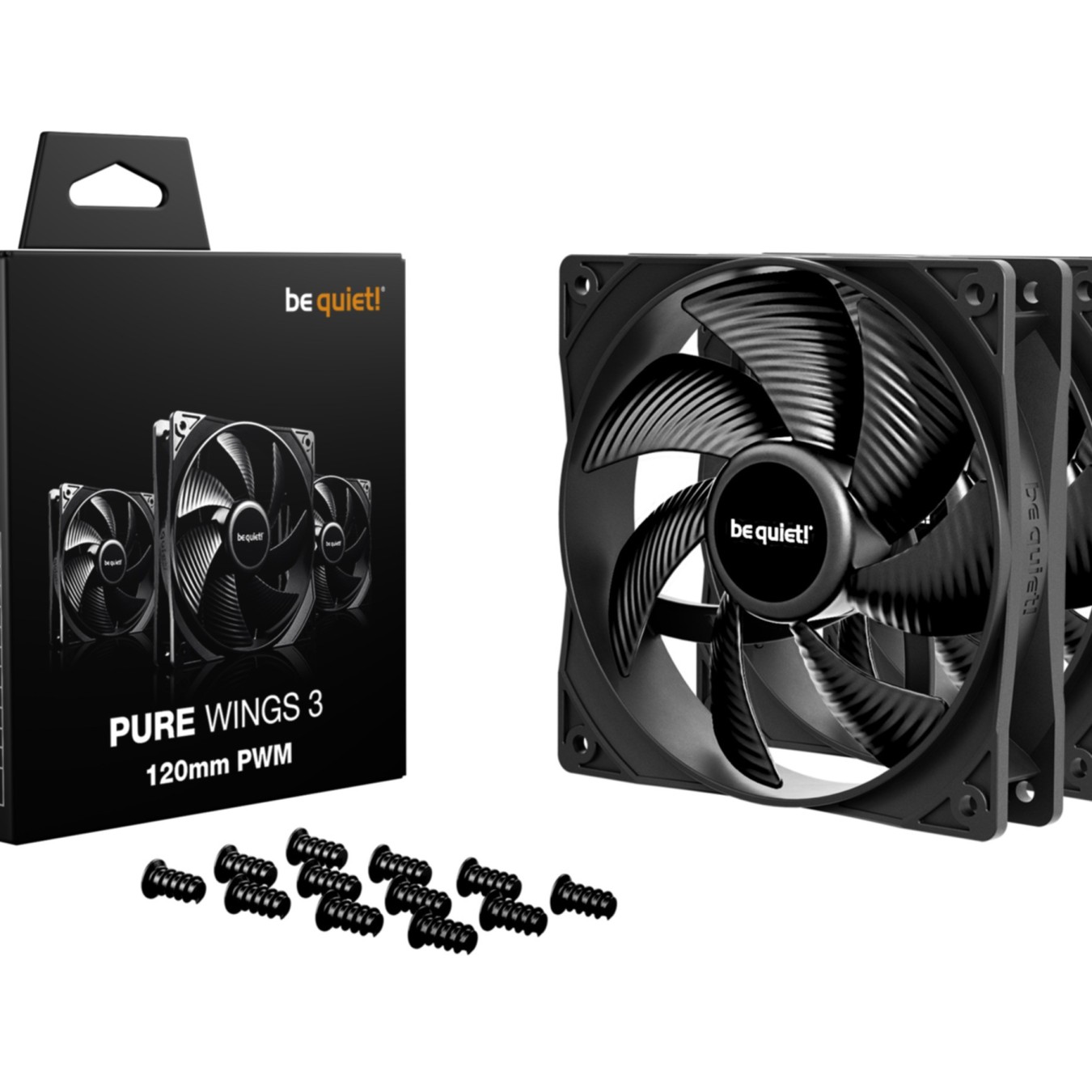 PC Case Fan Be Quiet! Pure Wings 3 PWM 120mm - BL141 - 3-pack — Buy in Cyprus with Fast Delivery