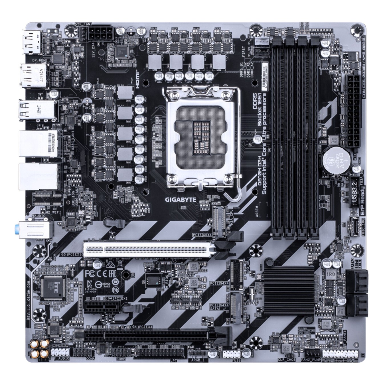 Gigabyte - GA-Q870M D3H - 1851 — Buy in Cyprus with Fast Delivery