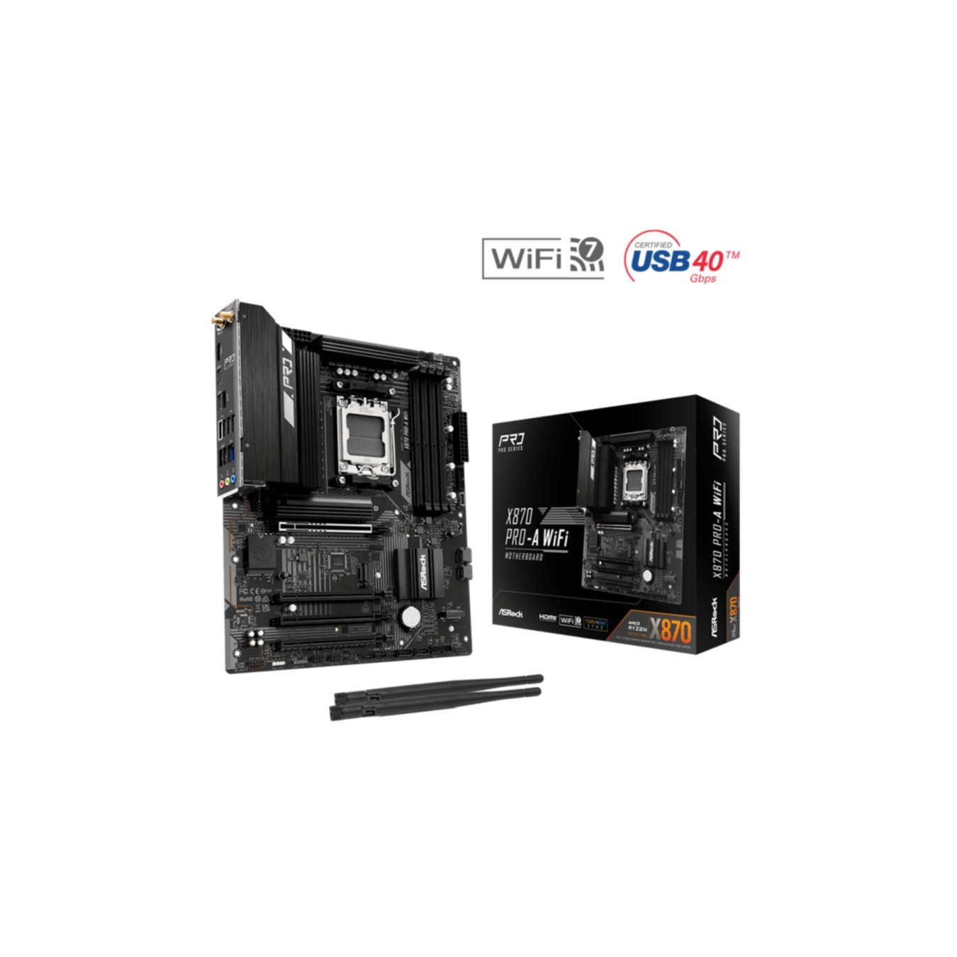 ASROCK - X870 Pro-A WIFI - AM5, D — Buy in Cyprus with Fast Delivery