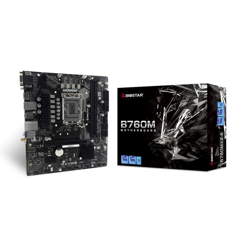 Buy Biostar Motherboard - B760MX2-E - (1700) (D) in Cyprus, Nicosia, Limassol, Larnaka, Pafos