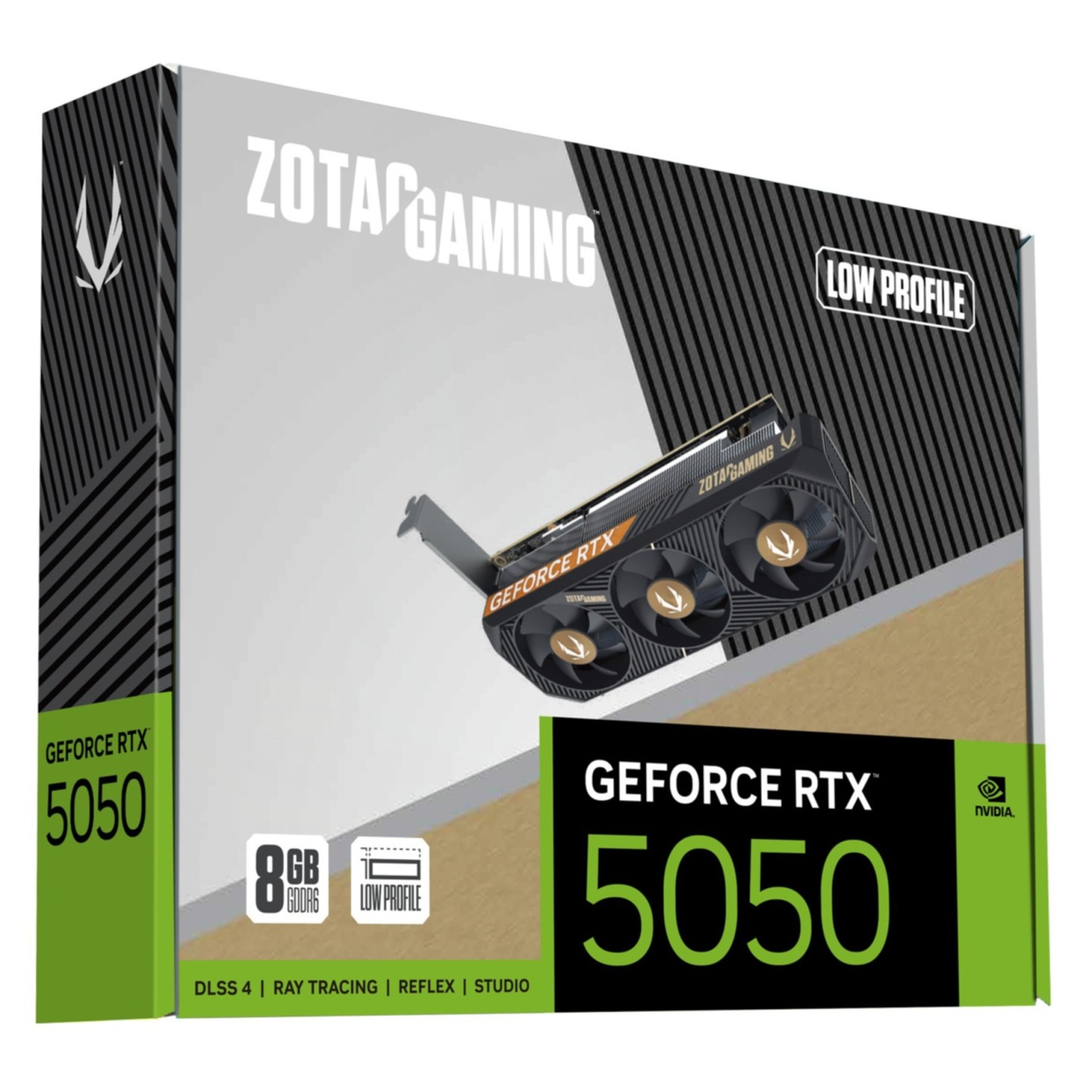 ZOTAC GeForce RTX 5050 8GB GDDR6 Low Profile (Boxed) — Buy in Cyprus with Fast Delivery