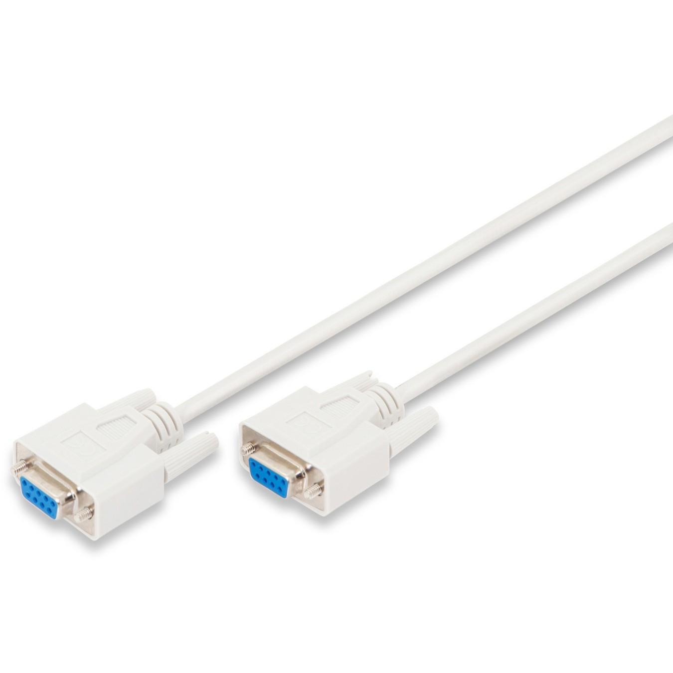 DIGITUS Connection Cable D-Sub9 to D-Sub9 - Beige 2.0m — Buy in Cyprus with Fast Delivery