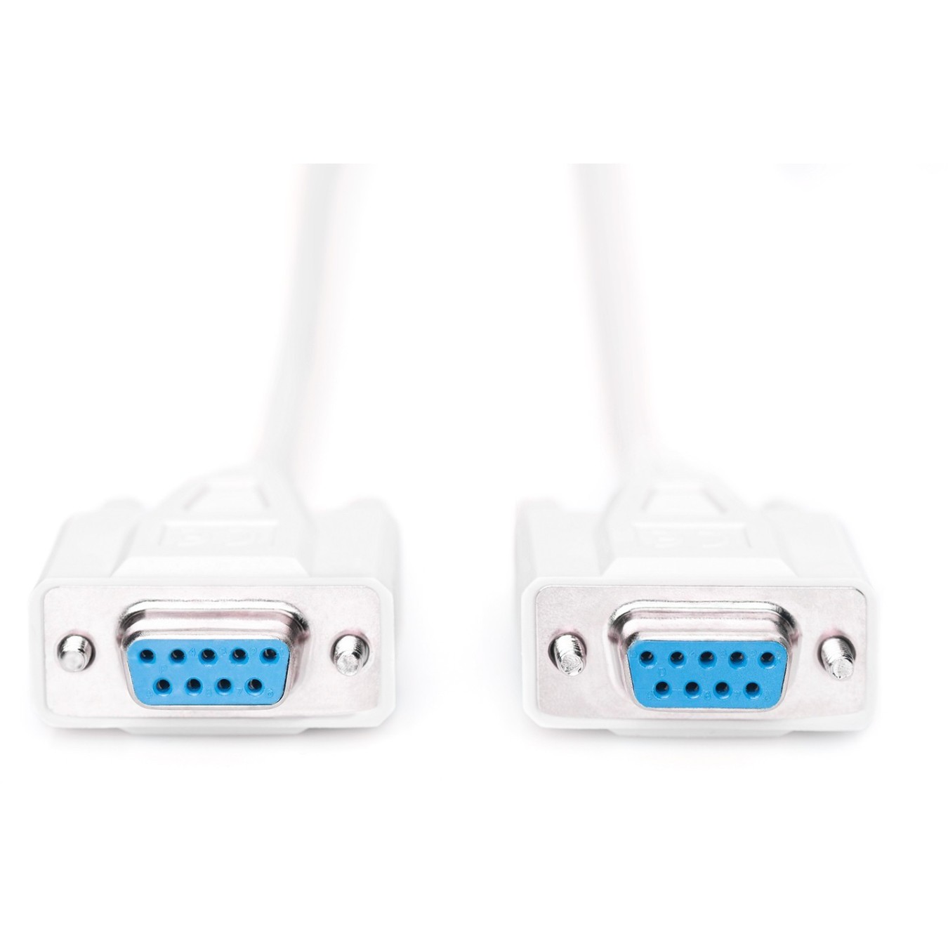 DIGITUS Connection Cable D-Sub9 to D-Sub9 - Beige 2.0m — Buy in Cyprus with Fast Delivery