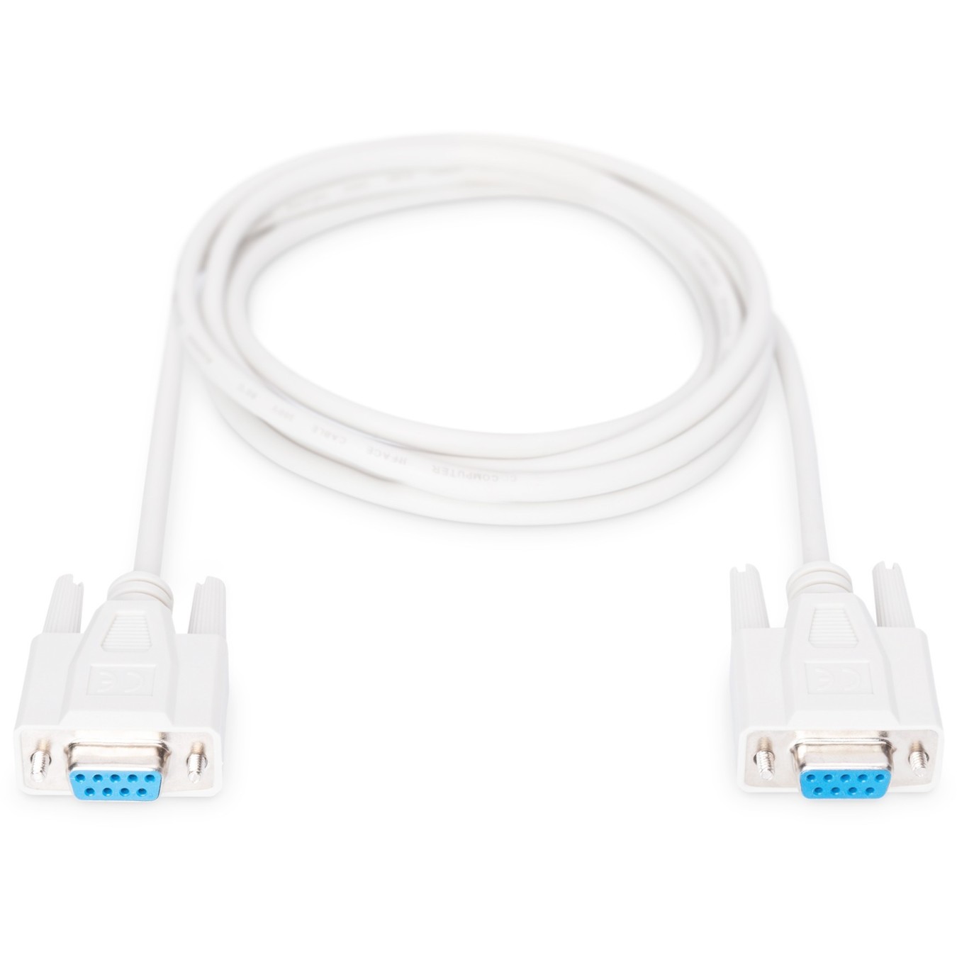 DIGITUS Connection Cable D-Sub9 to D-Sub9 - Beige 2.0m — Buy in Cyprus with Fast Delivery
