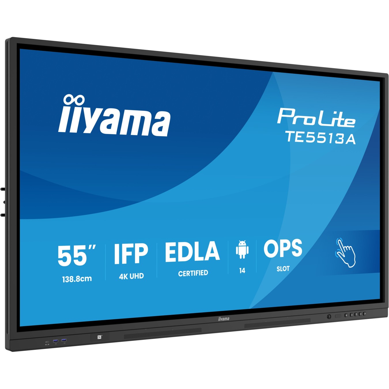 iiyama ProLite - TE5513A-B1AG - 55 IPS 4K Infrared 40-point touch — Buy in Cyprus with Fast Delivery
