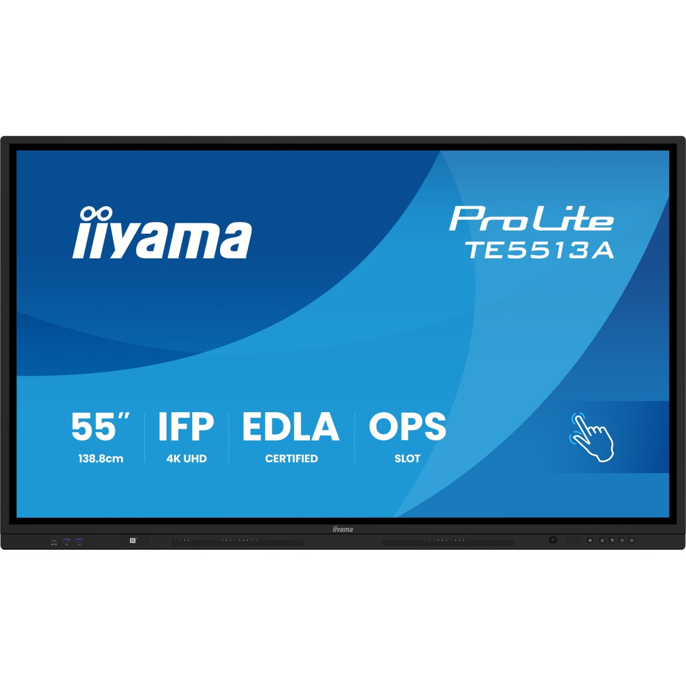 iiyama ProLite - TE5513A-B1AG - 55 IPS 4K Infrared 40-point touch — Buy in Cyprus with Fast Delivery
