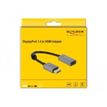DELOCK Active DisplayPort 1.4 to HDMI Adapter - 4K 60Hz HDR — Buy in Cyprus with Fast Delivery