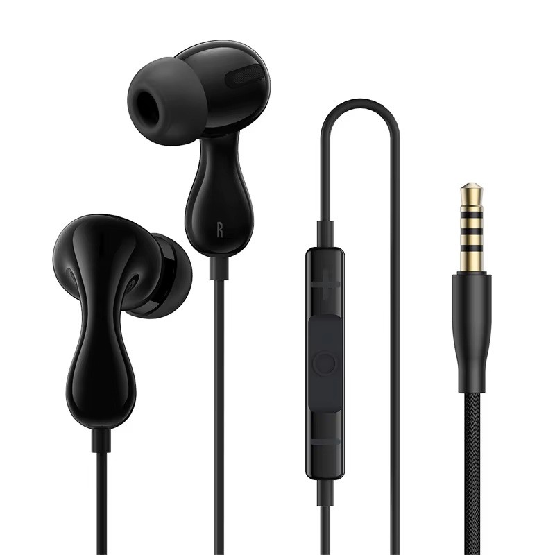 Buy Baseus Headphones - HZ20 - In Ear Wired 3.5mm HiRes Black in Cyprus, Nicosia, Limassol, Larnaka, Pafos