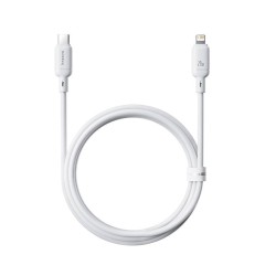 Buy Baseus Cable Silky Series - Lightning to USB-C - 2.0m - White in Cyprus, Nicosia, Limassol, Larnaka, Pafos