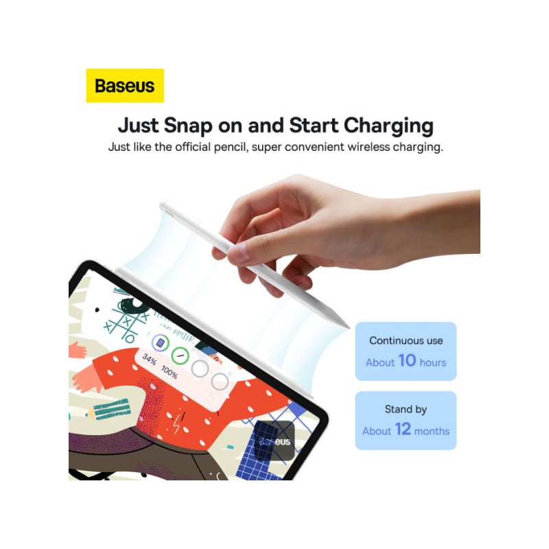 Buy Baseus IT Stylus Active Smooth Writing 2 Series - Dual Charging in Cyprus, Nicosia, Limassol, Larnaka, Pafos