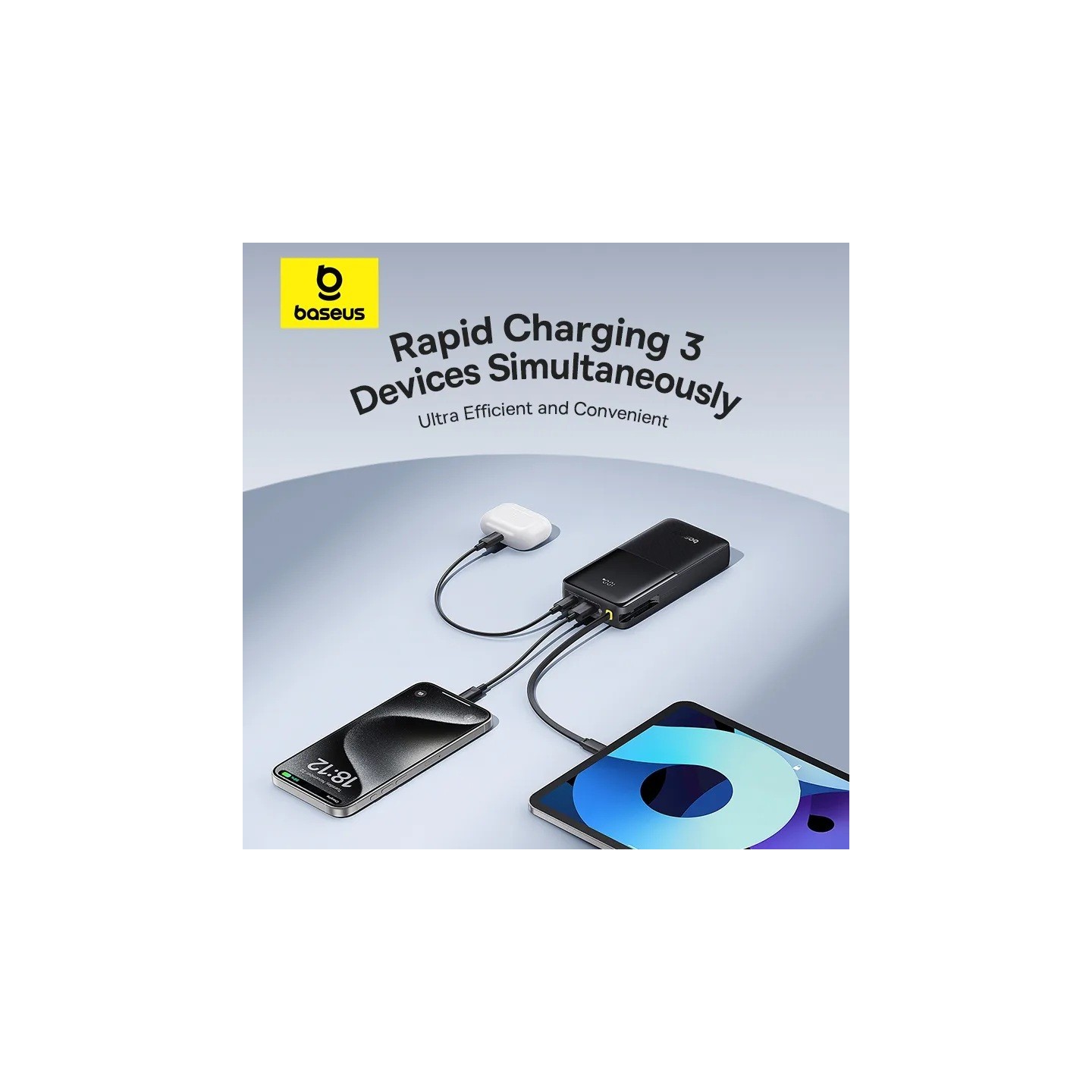 Baseus Powerbank - Bipow 2 - 20W 10000mAh Black — Buy in Cyprus with Fast Delivery