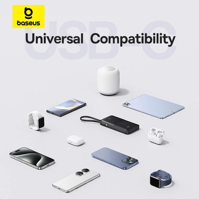 Buy Baseus Powerbank - Bipow 2 - 20W 10000mAh Black in Cyprus, Nicosia, Limassol, Larnaka, Pafos