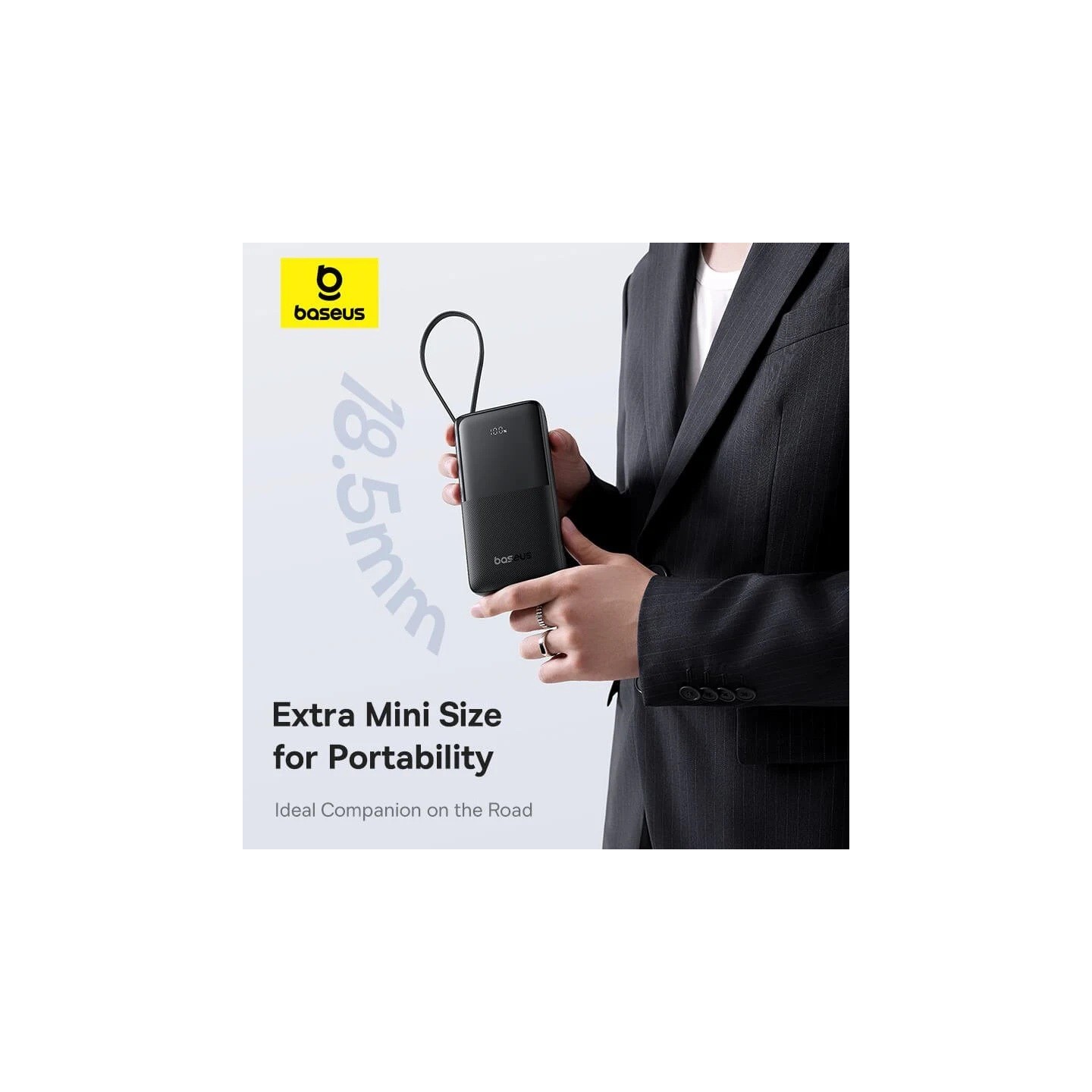 Baseus Powerbank - Bipow 2 - 20W 10000mAh Black — Buy in Cyprus with Fast Delivery