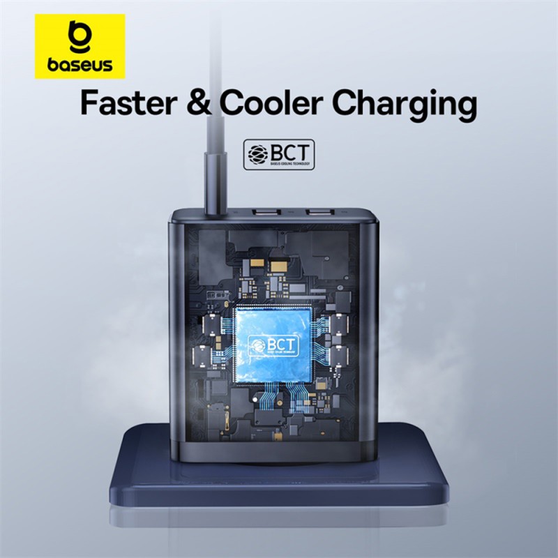 Buy Baseus Charger Wall 30W 2xUSB-A 1xUSB-C Cube EU Black - Characteristics in Cyprus, Nicosia, Limassol, Larnaka, Pafos