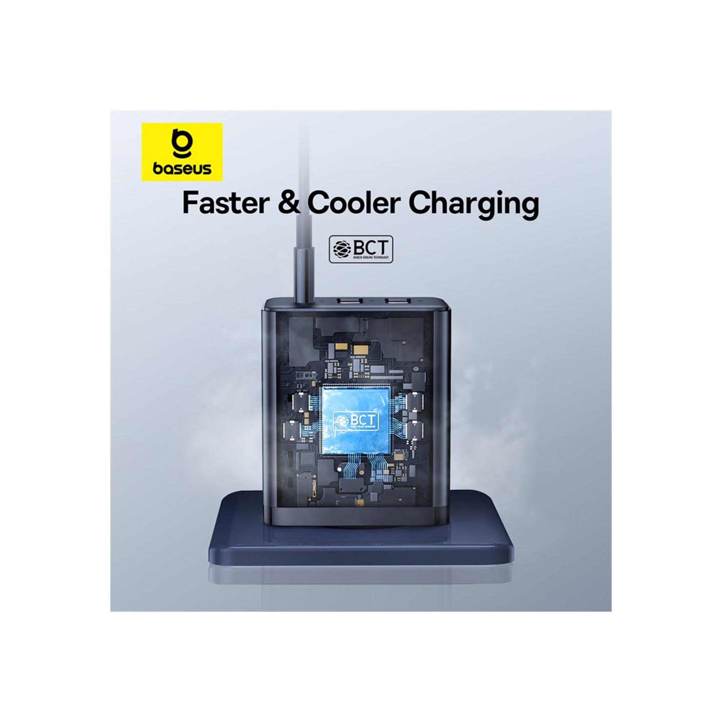 Baseus Charger Wall 30W 2xUSB-A 1xUSB-C Cube EU Black - Characteristics — Buy in Cyprus with Fast Delivery