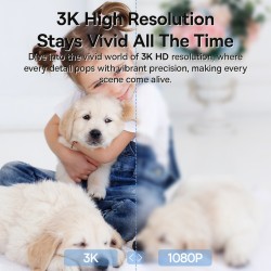 Buy Baseus Security Indoor Camera - P1 Pro - 3K White EU in Cyprus, Nicosia, Limassol, Larnaka, Pafos