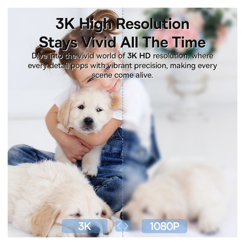 Buy Baseus Security Indoor Camera - P1 Pro - 3K White EU in Cyprus, Nicosia, Limassol, Larnaka, Pafos