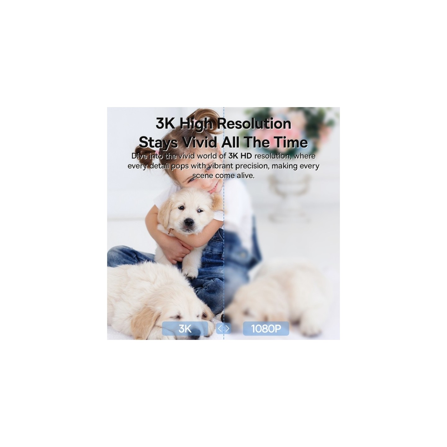 Baseus Security Indoor Camera - P1 Pro - 3K White EU — Buy in Cyprus with Fast Delivery