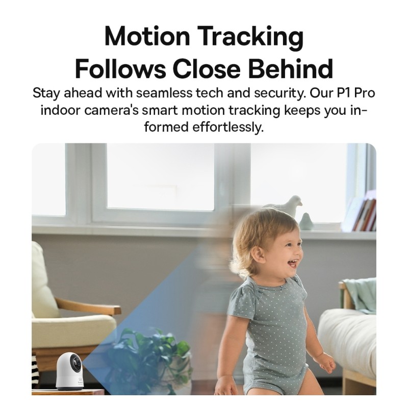 Buy Baseus Security Indoor Camera - P1 Pro - 3K White EU in Cyprus, Nicosia, Limassol, Larnaka, Pafos