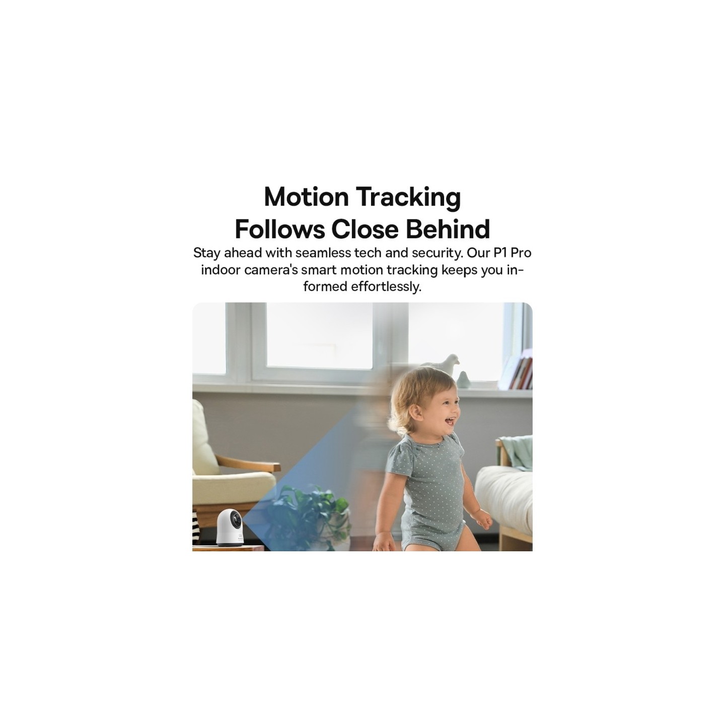 Baseus Security Indoor Camera - P1 Pro - 3K White EU — Buy in Cyprus with Fast Delivery