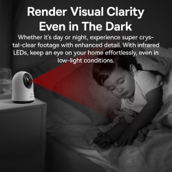 Buy Baseus Security Indoor Camera - P1 Pro - 3K White EU in Cyprus, Nicosia, Limassol, Larnaka, Pafos