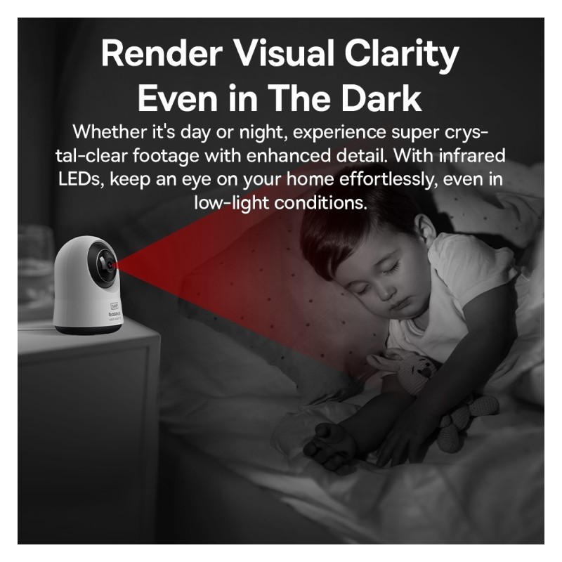 Buy Baseus Security Indoor Camera - P1 Pro - 3K White EU in Cyprus, Nicosia, Limassol, Larnaka, Pafos