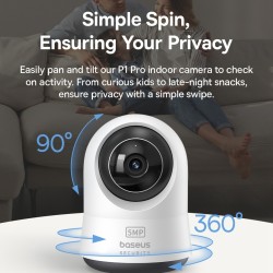 Buy Baseus Security Indoor Camera - P1 Pro - 3K White EU in Cyprus, Nicosia, Limassol, Larnaka, Pafos