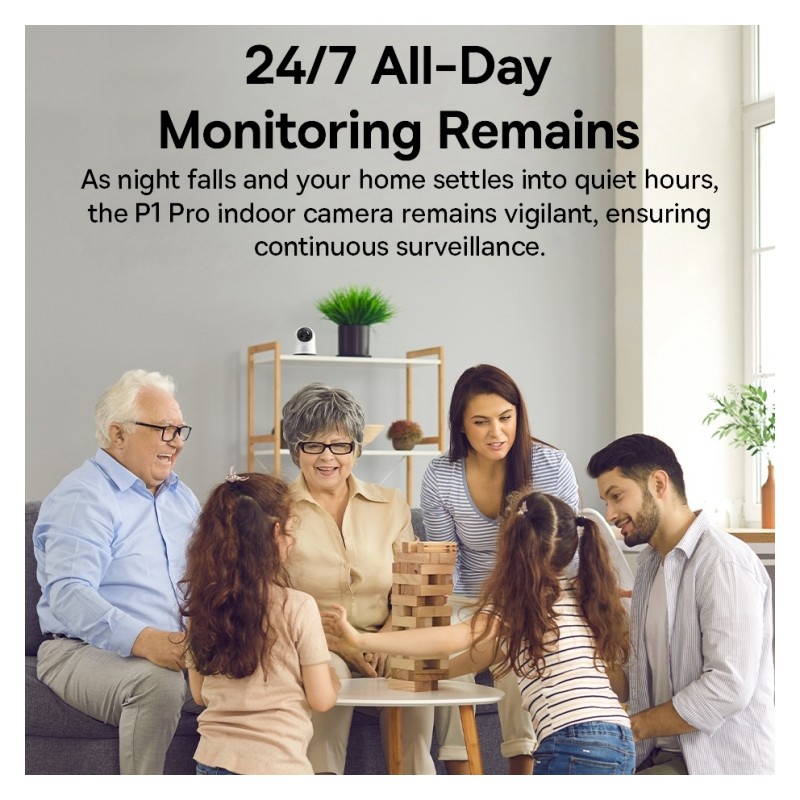 Buy Baseus Security Indoor Camera - P1 Pro - 3K White EU in Cyprus, Nicosia, Limassol, Larnaka, Pafos