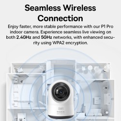 Buy Baseus Security Indoor Camera - P1 Pro - 3K White EU in Cyprus, Nicosia, Limassol, Larnaka, Pafos