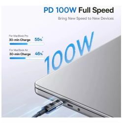 Baseus Display 2 USB-C to USB-C 100W Braided 2m Black (Boxed) — Buy in Cyprus with Fast Delivery