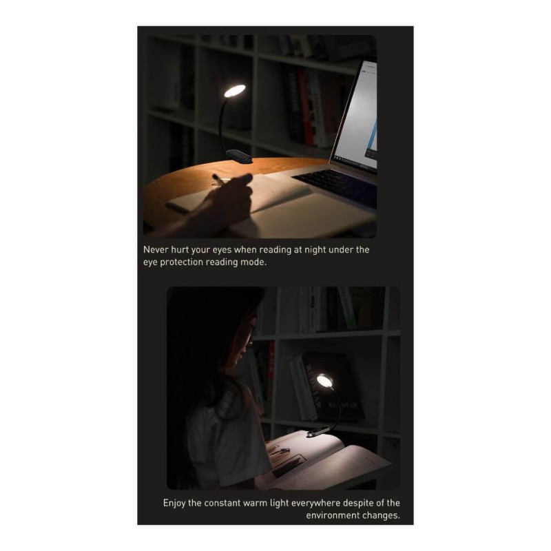 Buy Baseus Reading Mini Clip Lamp - Clip Lamp in Cyprus, Nicosia, Limassol, Larnaka, Pafos
