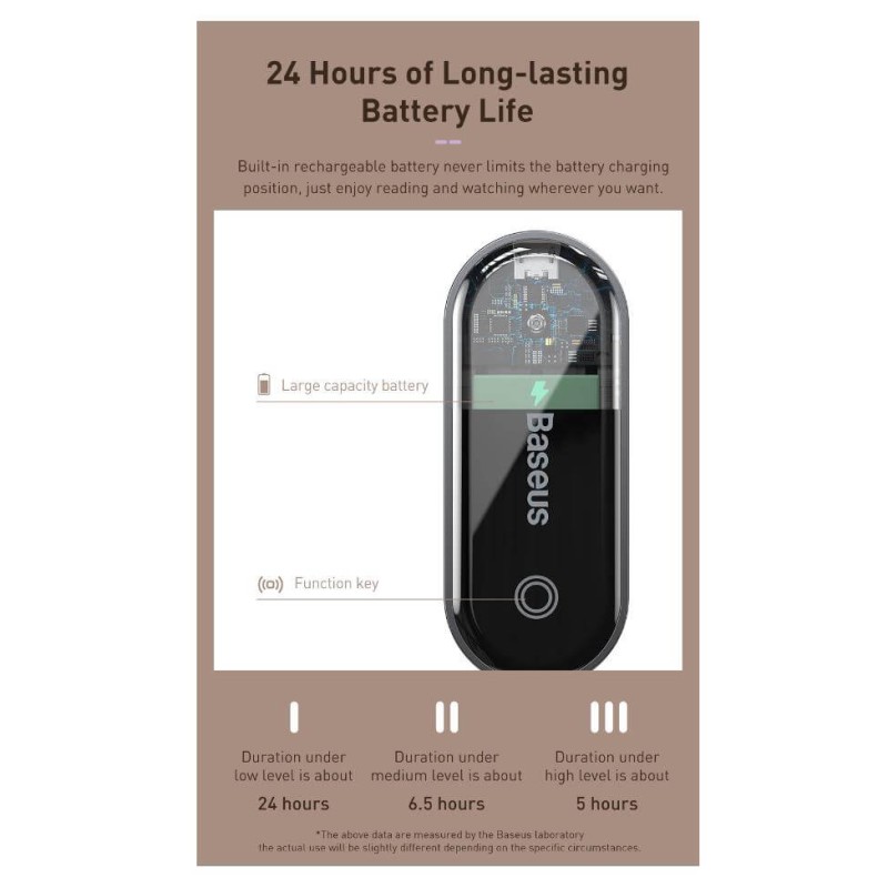 Buy Baseus Reading Mini Clip Lamp - Clip Lamp in Cyprus, Nicosia, Limassol, Larnaka, Pafos