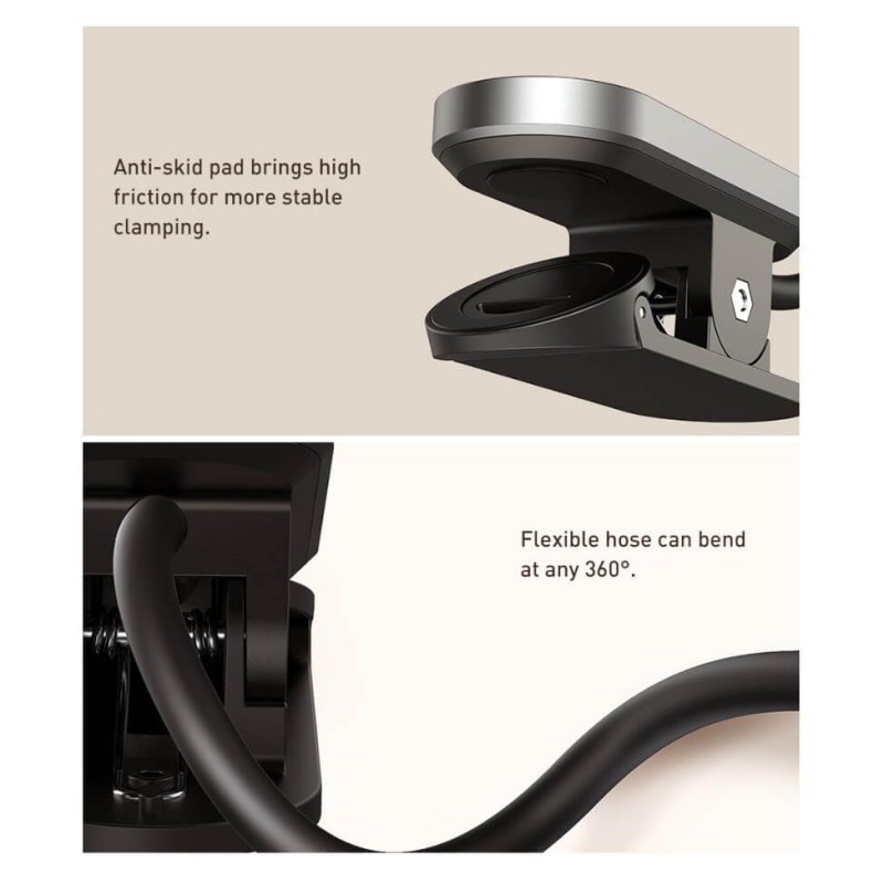 Buy Baseus Reading Mini Clip Lamp - Clip Lamp in Cyprus, Nicosia, Limassol, Larnaka, Pafos