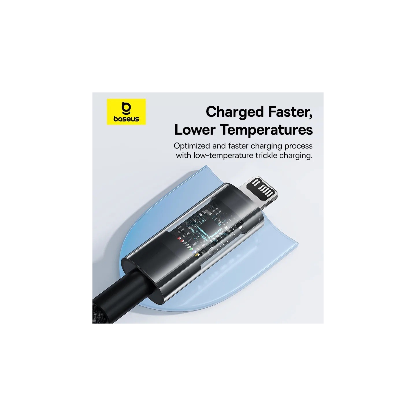 Baseus Cable Lightning to USB-C Gem Series - 2.0m - 20W - Black — Buy in Cyprus with Fast Delivery