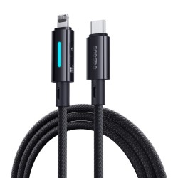 Buy Baseus Cable Lightning to USB-C Lit Button Series - 20W 1m Cosmic Black in Cyprus, Nicosia, Limassol, Larnaka, Pafos