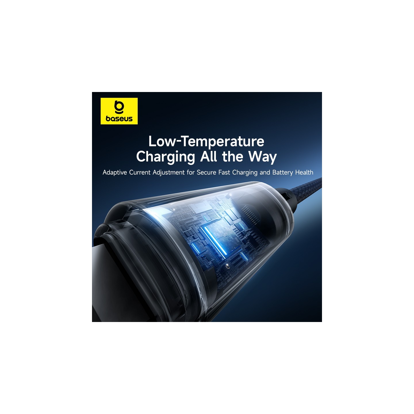 Baseus Cable Lightning to USB-C Lit Button Series - 20W 1m Cosmic Black — Buy in Cyprus with Fast Delivery