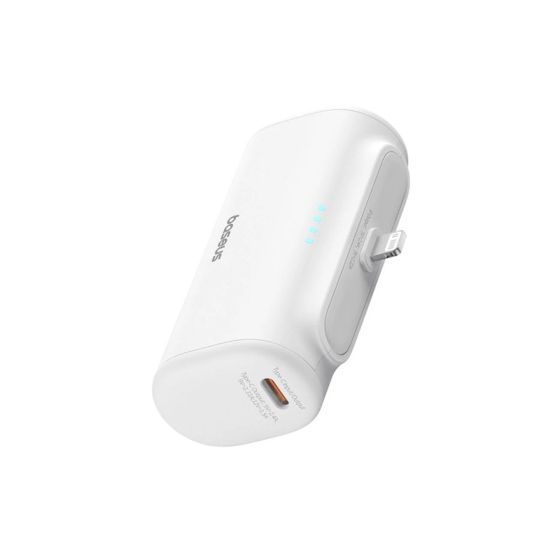 Buy Baseus Powerbank 20W 5000mAh Plug-In Lightning White - 20W, 5000mAh, Plug-In... in Cyprus, Nicosia, Limassol, Larnaka, Pafos