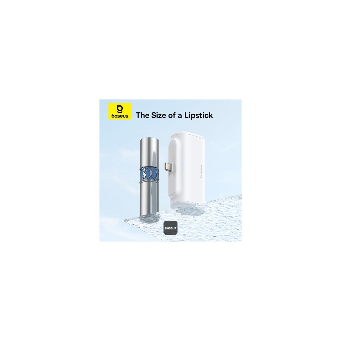 Baseus Powerbank 20W 5000mAh Plug-In Lightning White - 20W, 5000mAh, Plug-In Lightning, White