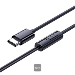 Buy Baseus Earphones Encok - CZ11 - Wired Type-C Black in Cyprus, Nicosia, Limassol, Larnaka, Pafos