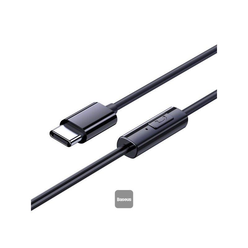 Buy Baseus Earphones Encok - CZ11 - Wired Type-C Black in Cyprus, Nicosia, Limassol, Larnaka, Pafos