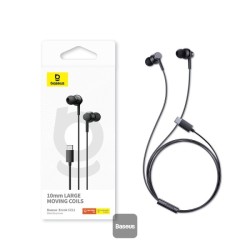 Buy Baseus Earphones Encok - CZ11 - Wired Type-C Black in Cyprus, Nicosia, Limassol, Larnaka, Pafos