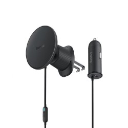 Buy Baseus Wireless AirVent Magnetic Car Charger 15W+25W USB-C - CW01 - Baseus W... in Cyprus, Nicosia, Limassol, Larnaka, Pafos