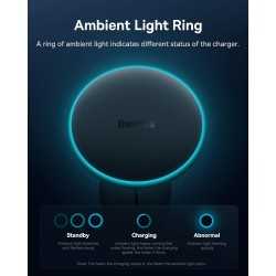 Buy Baseus Wireless AirVent Magnetic Car Charger 15W+25W USB-C - CW01 - Baseus W... in Cyprus, Nicosia, Limassol, Larnaka, Pafos